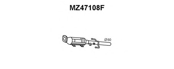 MAZDA RFY62055 Soot/Particulate Filter, exhaust system